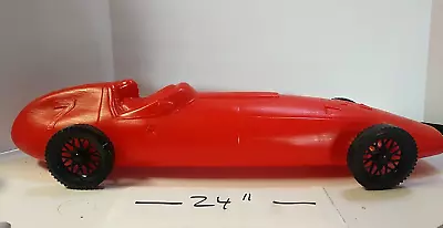 Vtg Ferrari GP F1  Racing Car  24  Hollow Plastic Mold 50's-60's • $23