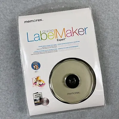 Memorex Label Maker Expert Kit Software 138 Labels CD / DVD Factory Sealed • $30