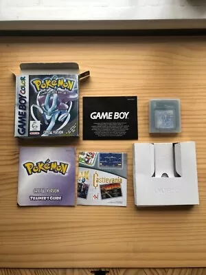 Pokemon Crystal Version - Nintendo Gameboy Game *BOXED/COMPLETE - AUS PAL* • $1000