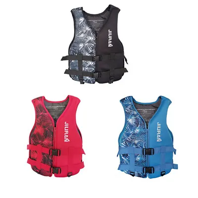$37.99 • Buy Neoprene Life Jacket Adult  Life Vest Water Safety Fishing Vest Kayaking Boating