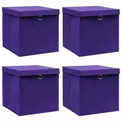 Storage Boxes Fabric Foldable Garden Chest Cases Outdoor Organiser VidaXL • £20.99