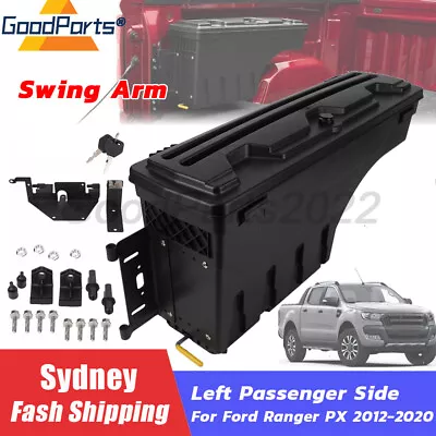 Ute Tub Lockable Side Tool Box Storage For Ford Ranger PX Left Passenger Side AU • $138.69