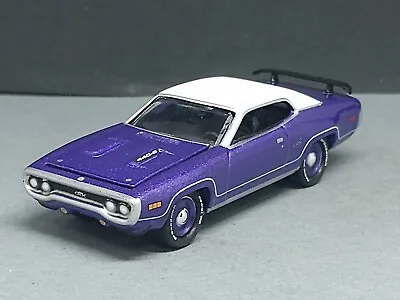 1971 Plymouth Gtx 1/64 Scale Muscle Car Limited Edition Collectible Mopar Purple • $11.99