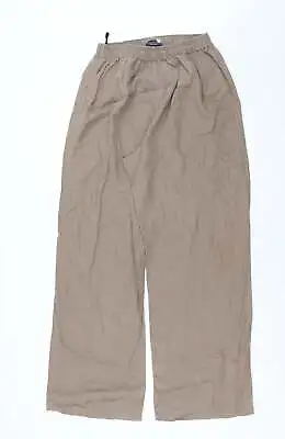 Saloos Womens Beige Viscose Trousers Size 26 In L29 In Regular • £8