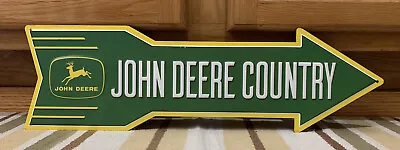 John Deere Country Arrow Sign Farm Barn Vintage Style Tractor Wall Decor Gas Oil • $42