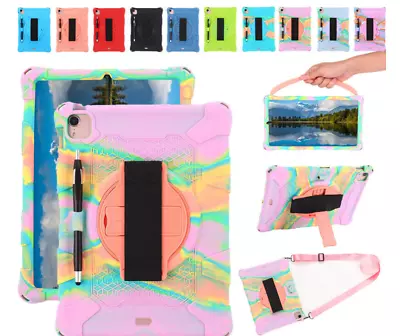 Kids Safe Shockproof Stand Cover Case For IPad 5/6/7/8/9/10th Gen Air 4 5 Pro 11 • £16.22