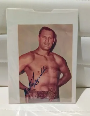  KILLER  Walter Kowalski Signed Autograph Photo Wrestler 6X5 VINTAGE WRESTLING  • $62.99
