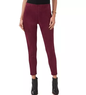 Vince Camuto  Faux Suede Pull On Ankle Leggings  Port Size XXL Port New • $48