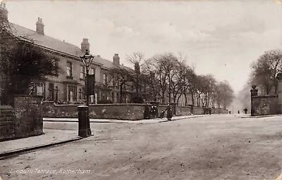 Edwardian RPPC Postcard Rotherham Lindum Terrace • £2.50