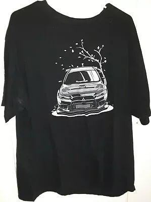 Mitsubishi Lancer Evolution  Evo CHERRY BLOSSOMS T Shirt XXL 2XL • $18.95