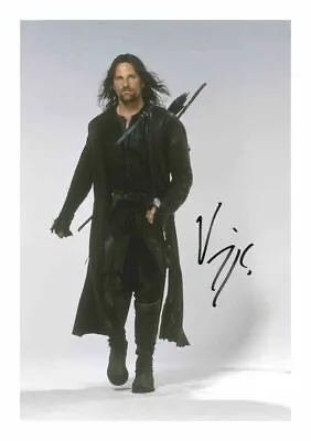 Viggo Mortensen - Lord Of The Rings Autograph Signed Pp Photo Poster • £6.89