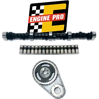 Stage 3 HP RV Camshaft Lifters Timing Chain Set - Chevrolet SBC 350 443/465 Lift • $170