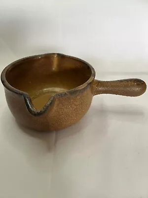 Vintage McCoy 1428 Canyon Mesa Brown Gravy Pot EUC • $24.95