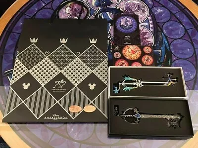 Kingdom Hearts 20th Disney Ambassador Hotel Limited Keyblade Room Key Set Of 2 • $414