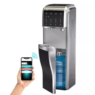 ICEPURE 5-in-1 Bottom Loading Water Cooler Dispenser With Ice Maker - Stainless • $806.33