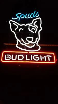 Original Vintage Spuds Mackenzie Bud Light Neon Light - LOCAL PICKUP ONLY • $249.99