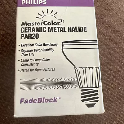 Philips CDM 35/PAR20/M/FL/3K MasterColor Ceramic Metal Halide Lamp Bulb 35W M130 • $21.99