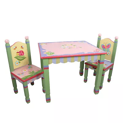 Fantasy Fields Childrens Magic Garden Kids Wooden Table And Chair Set W-7484A • $217.95