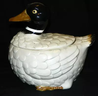 Vintage Mallard Duck Cookie Jar (otagiri?) Ex Cond • $18