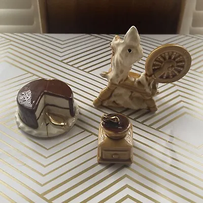 Vintage Arcadia Miniature Salt And Pepper Shakers Broke Lot 3 See Photos • $15