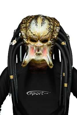 Classic Predator Latex Mask Replica Wearable Alien Costume AVP Cosplay Handmade • $330