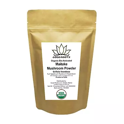 Maitake Mushroom Powder Organic USA Grown Bio-Active Full Spectrum 8 Ounces • $32.30