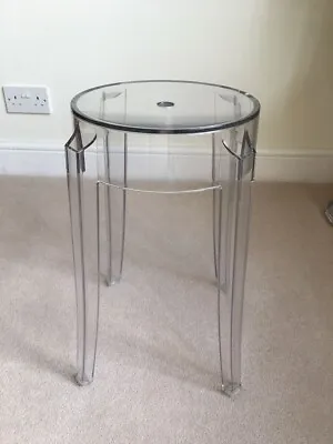 Kartell Charles Ghost Stackable Clear Stool • £40