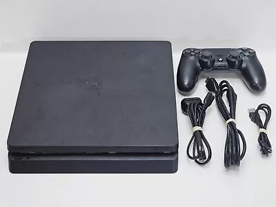 Sony PlayStation 4 Slim PS4 500GB Console + Cords + Controller - CUH-2202A  • $199.95