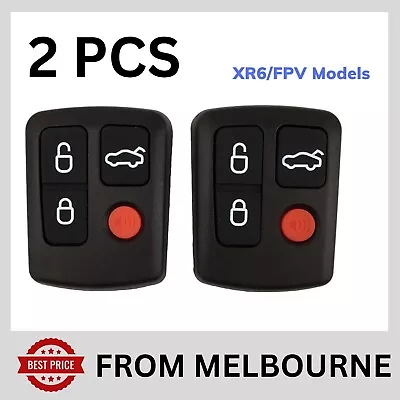 2X Complete Remote Key Fob 4 Button 433MHz For Ford BA BF Falcon Sedan/Wagon • $31.89