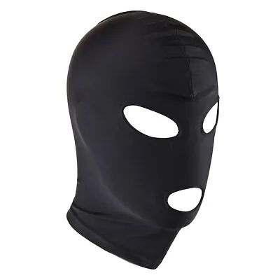 US Unisex Spandex Hood Mask Hood Blindfold Eye Face Cover Cosplay Party Costume • $8.07