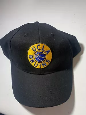 UCLA Bruins Hat Cap Adjustable Black Gold Pre-Owned HT53+06 • $8.37