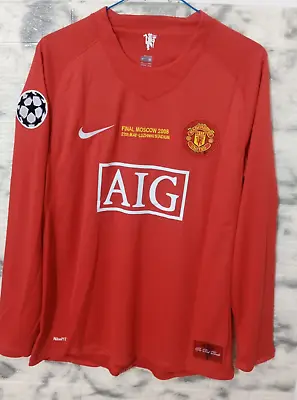 Nike Manchester United 2008 RONALDO #7 Home Soccer Jersey Sz S Football Match • $59.90