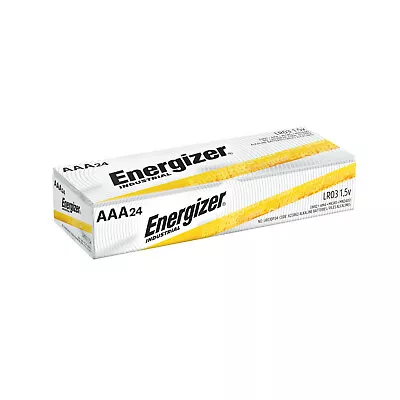 24 Energizer Industrial AAA Alkaline Batteries (EN92 LR03 Triple A) • $15.97