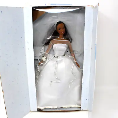 Vintage 1999 Blushing Bride Barbie Doll African American Mattel No. 26075 New! • $24.99
