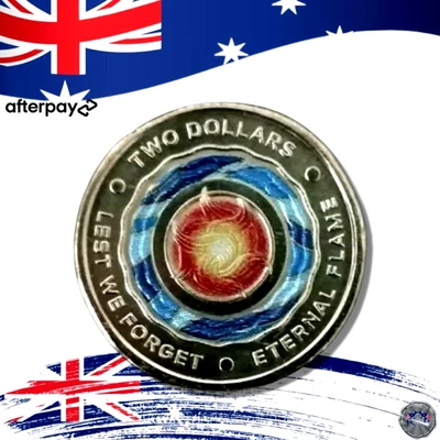$26.45 • Buy Limtied Release Australian $2 Coin Two-dollar Coin Colour Blue Fire Uncirculated