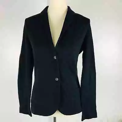 Neiman Marcus Majestic Paris Cashmere Cotton Charcoal Grey Black Blazer Jacket 2 • $49.95