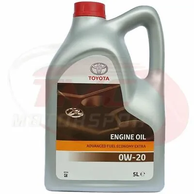 £126.95 • Buy Genuine Toyota 0W20 Synthetic Engine Oil 5L For Toyota GR Yaris - 08880-83886
