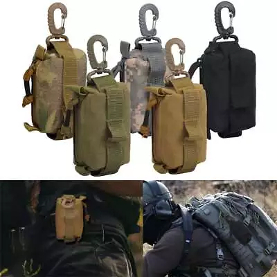 Mens Tactical Molle Key Bag Coin Purse Small Pouch Belt Waist Pack Bags Mini • $7.69