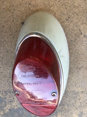 $75 • Buy OEM German Right Hella 1962 Thru 67 VW Beetle Bug Tail Light Housing Set