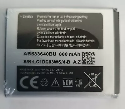 £1115.99 • Buy New After Sales Battery For Samsung B3310 C3050 J600 S8300 And Various Phones