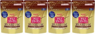 Meiji Collagen Amino Premium 196g Refill Powder [4Packs] FROM JAPAN • $127.50