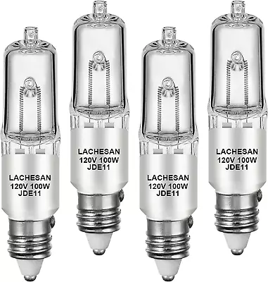 4 Pack Jde11 120v 100w E11 Halogen Bulb Replacement E11 Led Bulb T4 Mini 2700k  • $12.99