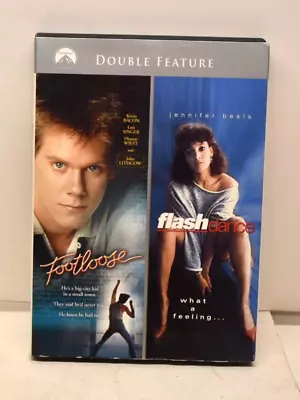 Footloose - FlashDance (DVD Double Feature)  Kevin Bacon Jennifer Beals    C1 • $7.99