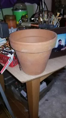 Vintage Terracotta Clay EV 16 Pottery Planter Made In Italy • $30