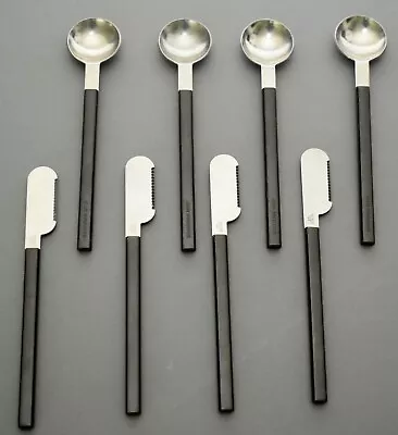 Vintage Air France Concorde Flatware Cutlery 4 Spoons & 4 Knives Raymond Loewy • $65