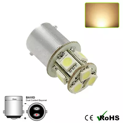 BA15D Warm White 24v 150 R5W HGV Truck RV Motorhome Boat Marine LED Bulb Bayonet • $5.58