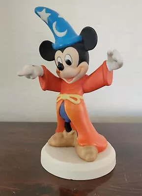 Mickey Mouse Sorcerer's Apprentice Statue Ceramic 8  Tall WDW DLR • $12