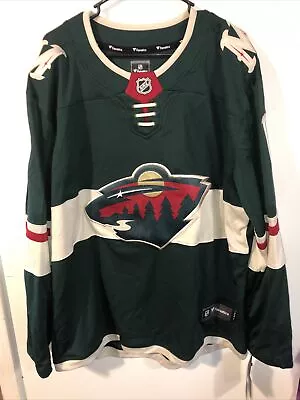 $70 • Buy Minnesota Wild Men’s Size XL Fanatics Breakaway Hockey Jersey NHL #11 Parise