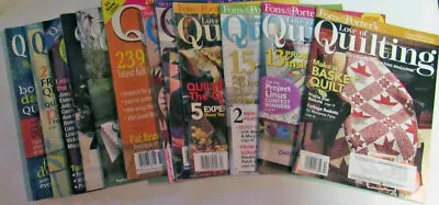 Quilting Magazines- Lot Of 13 American Quilter Quilting Arts Love Of Quitling • $16