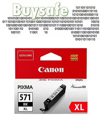 Canon CLI-571 XL Printer Ink Cartridge Black • £18.12